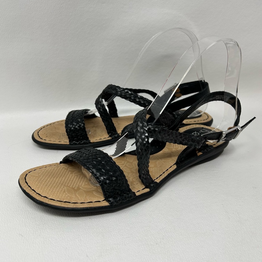 BOC Born Concept Black Women's Strappy Sandal Shoes Women’s Size 8 M